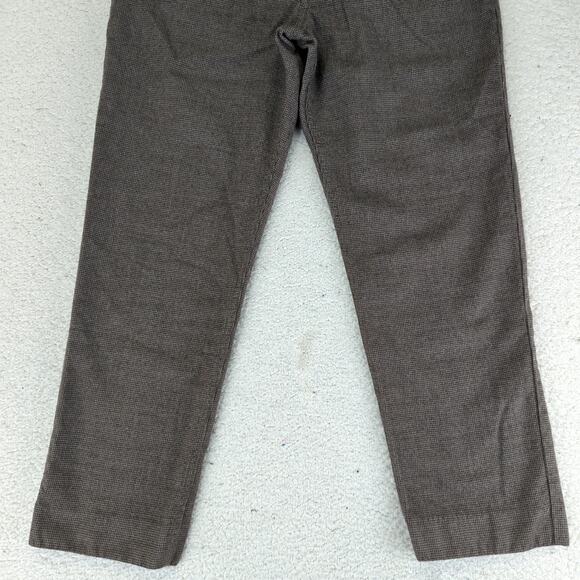Brax Cooper Fancy Regular Fit Brown Wool Stretch Pants Slim Men's Size 38/36 - Picture 4 of 10